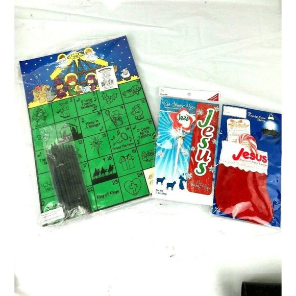 Set of 3 Christmas Inspirational Advent Calendar a - Picture 1 of 5